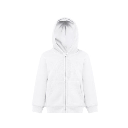 THC AMSTERDAM KIDS WH promotional kids' garment in white (detail view) with custom logo branding