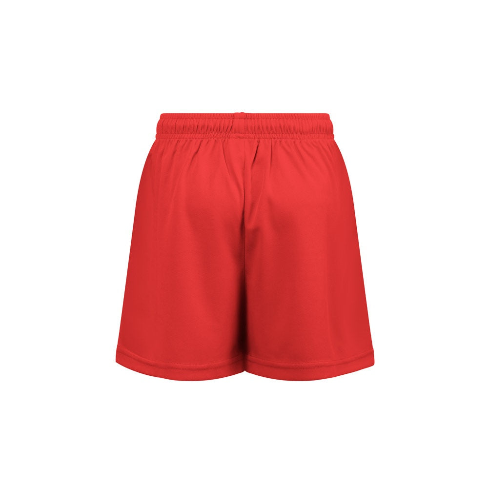 THC MATCH KIDS promotional kids' garment in red (detail view) with custom logo branding
