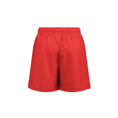 THC MATCH KIDS promotional kids' garment in red (detail view) with custom logo branding
