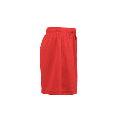 THC MATCH KIDS promotional kids' garment in red (detail view) with custom logo branding