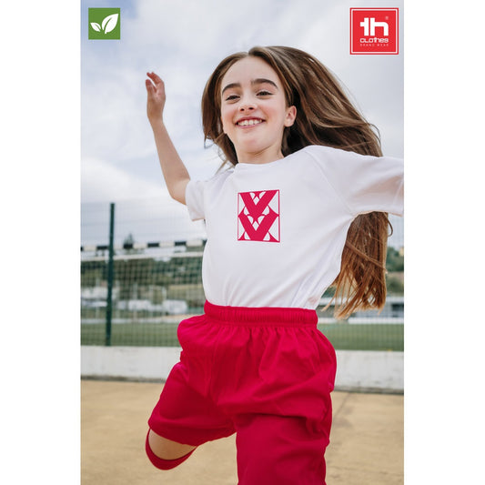 THC MATCH KIDS promotional kids' garment (complete set view) with custom logo branding