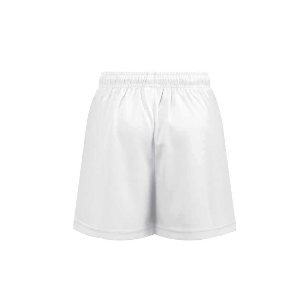 THC MATCH KIDS WH promotional kids' garment in white (detail view) with custom logo branding