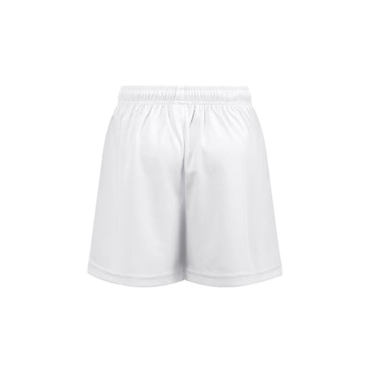 THC MATCH KIDS WH promotional kids' garment in white (detail view) with custom logo branding