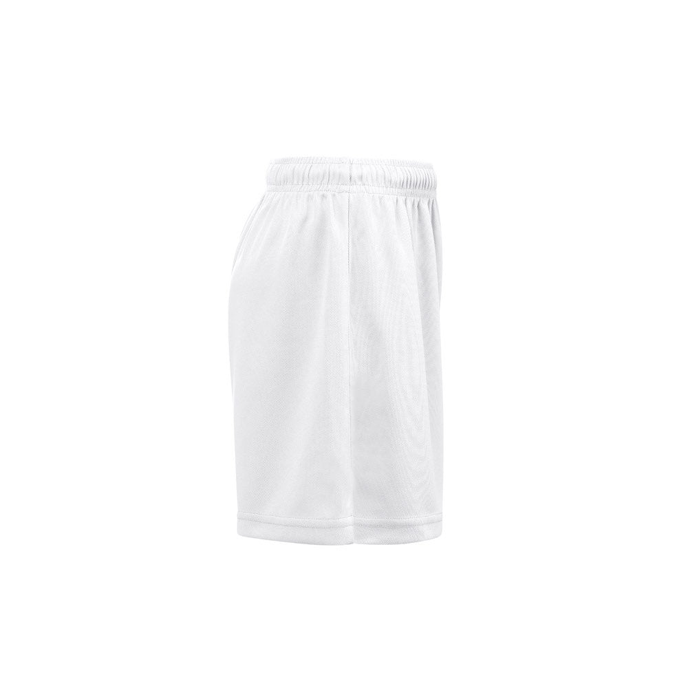 THC MATCH KIDS WH promotional kids' garment in white (detail view) with custom logo branding