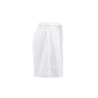 THC MATCH KIDS WH promotional kids' garment in white (detail view) with custom logo branding