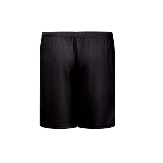 THC MATCH promotional sports garment in black (detail view) with custom logo branding