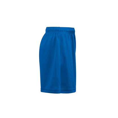 THC MATCH promotional sports garment in royal blue (detail view) with custom logo branding