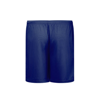 THC MATCH promotional sports garment in navy blue (detail view) with custom logo branding