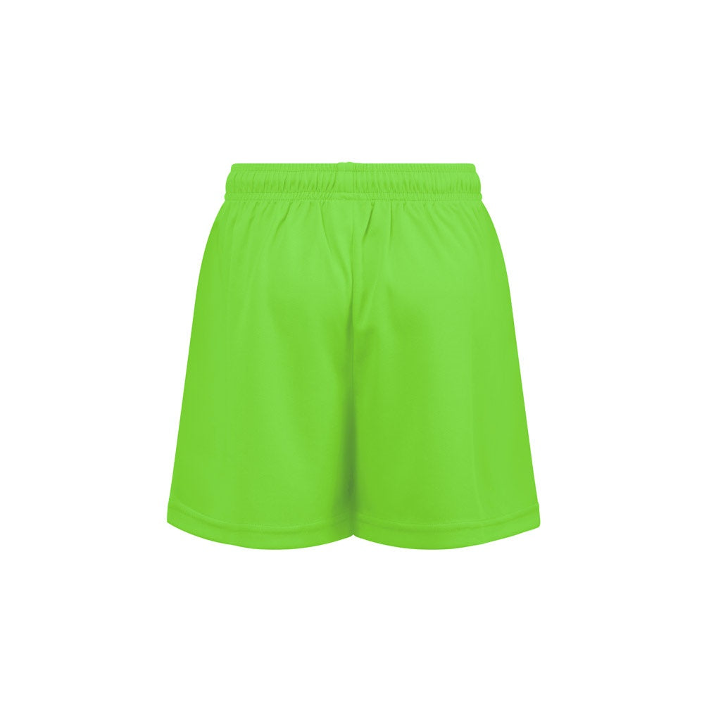 THC MATCH promotional sports garment in lime green (detail view) with custom logo branding