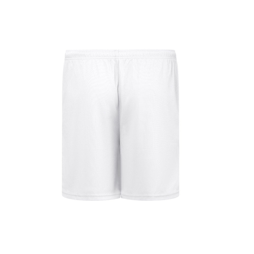 THC MATCH WH promotional sports garment in white (detail view) with custom logo branding