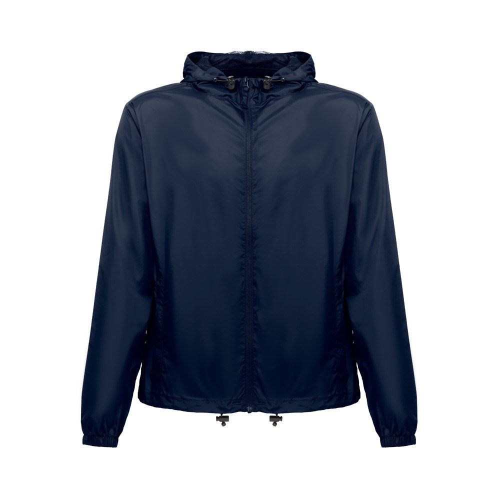 THC DUBLINERS promotional jacket in navy blue with custom logo branding