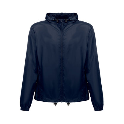 THC DUBLINERS promotional jacket in navy blue with custom logo branding