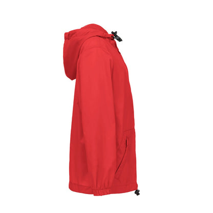 THC DUBLINERS KIDS promotional kids' garment in red (detail view) with custom logo branding