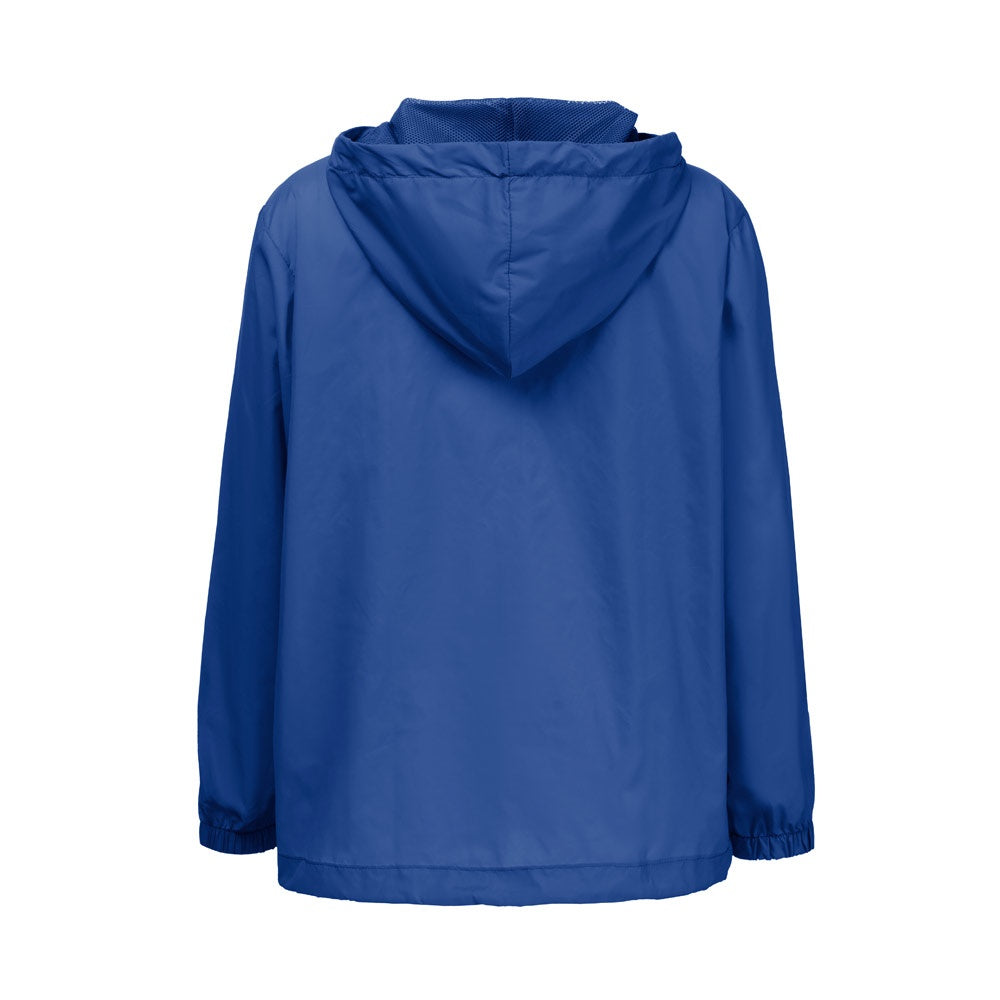 THC DUBLINERS KIDS promotional kids' garment in royal blue (detail view) with custom logo branding