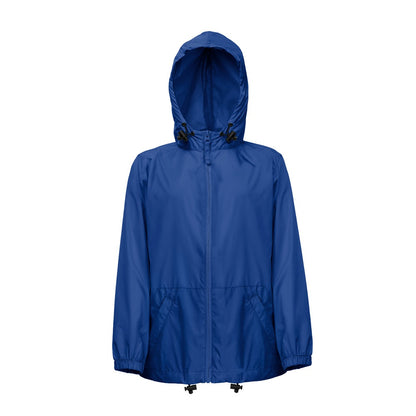 THC DUBLINERS KIDS promotional kids' garment in royal blue (detail view) with custom logo branding