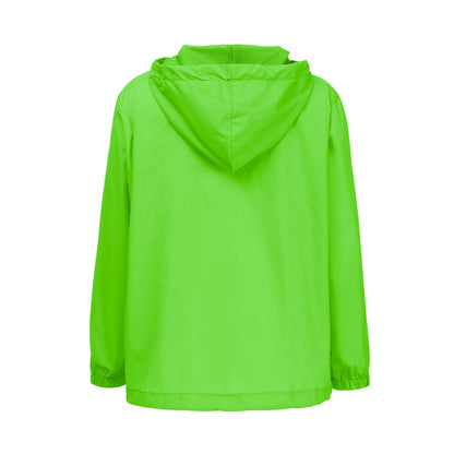 THC DUBLINERS KIDS promotional kids' garment in lime green (detail view) with custom logo branding