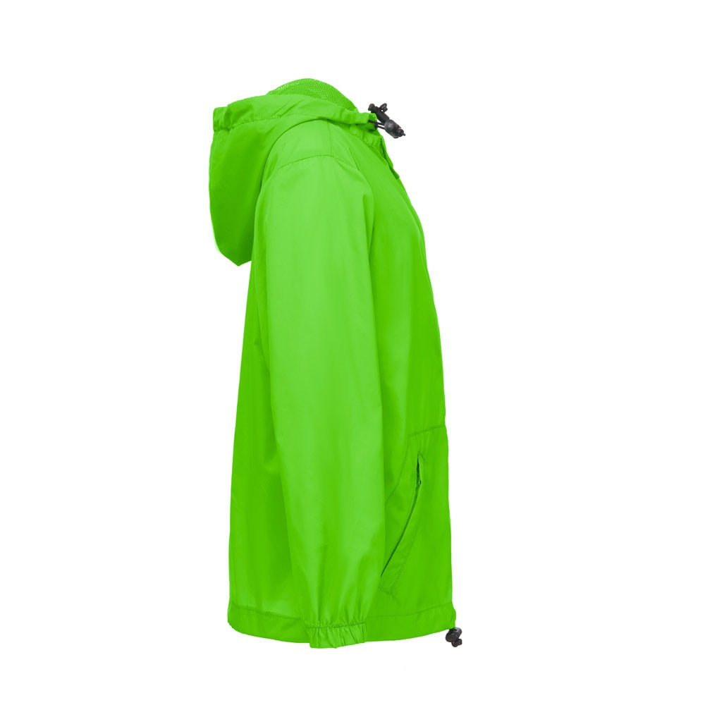 THC DUBLINERS KIDS promotional kids' garment in lime green (detail view) with custom logo branding