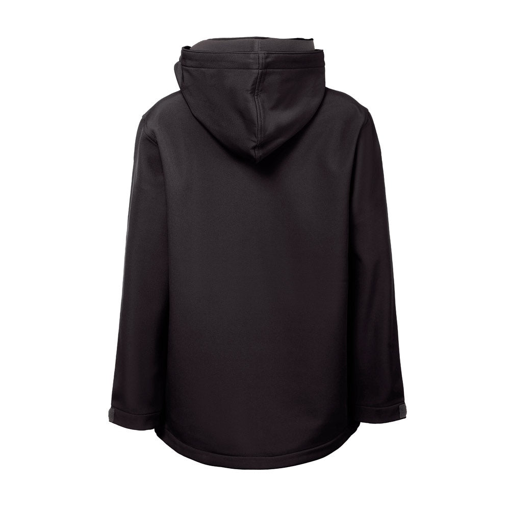 THC ZAGREB KIDS promotional kids' garment in black (detail view) with custom logo branding