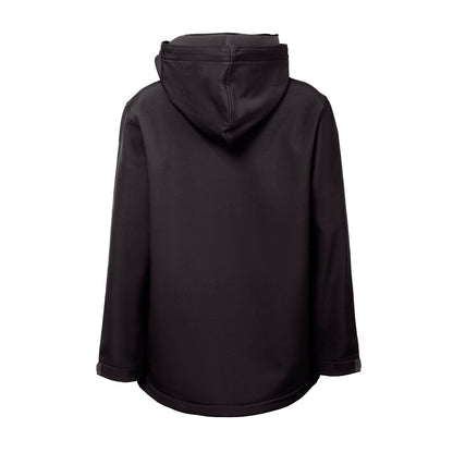 THC ZAGREB KIDS promotional kids' garment in black (detail view) with custom logo branding