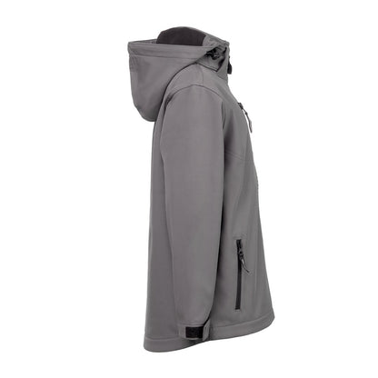 THC ZAGREB KIDS promotional kids' garment in grey (detail view) with custom logo branding