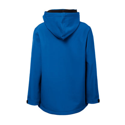 THC ZAGREB KIDS promotional kids' garment in royal blue (detail view) with custom logo branding