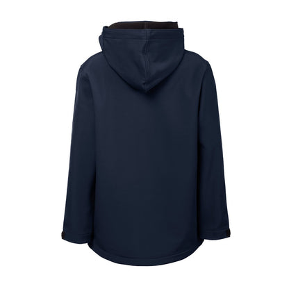 THC ZAGREB KIDS promotional kids' garment in navy blue (detail view) with custom logo branding