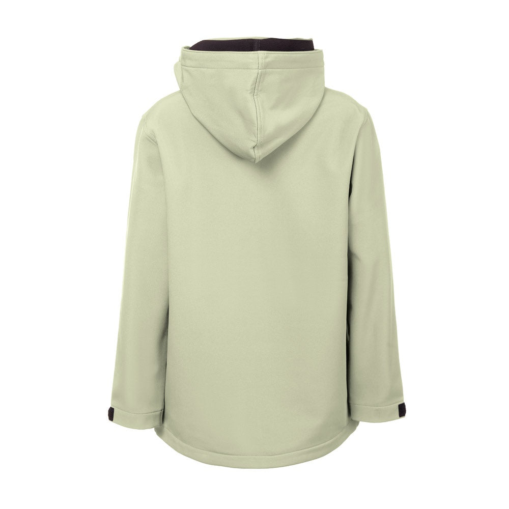 THC ZAGREB KIDS promotional kids' garment in pastel green (detail view) with custom logo branding