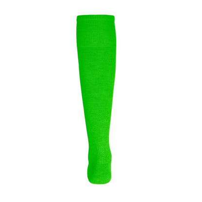 THC RUN promotional apparel accessory in lime green (detail view) with custom logo branding