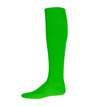 THC RUN promotional apparel accessory in lime green (detail view) with custom logo branding