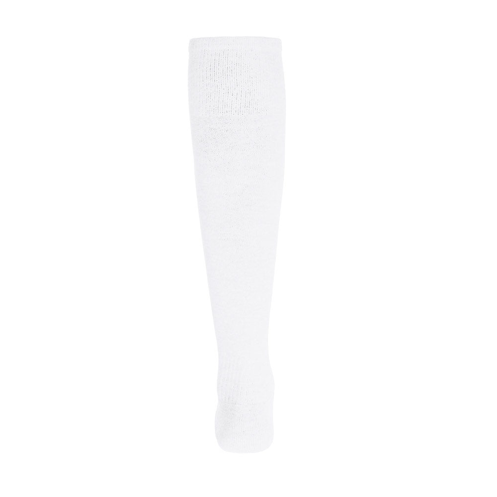 THC RUN WH promotional apparel accessory in white (detail view) with custom logo branding