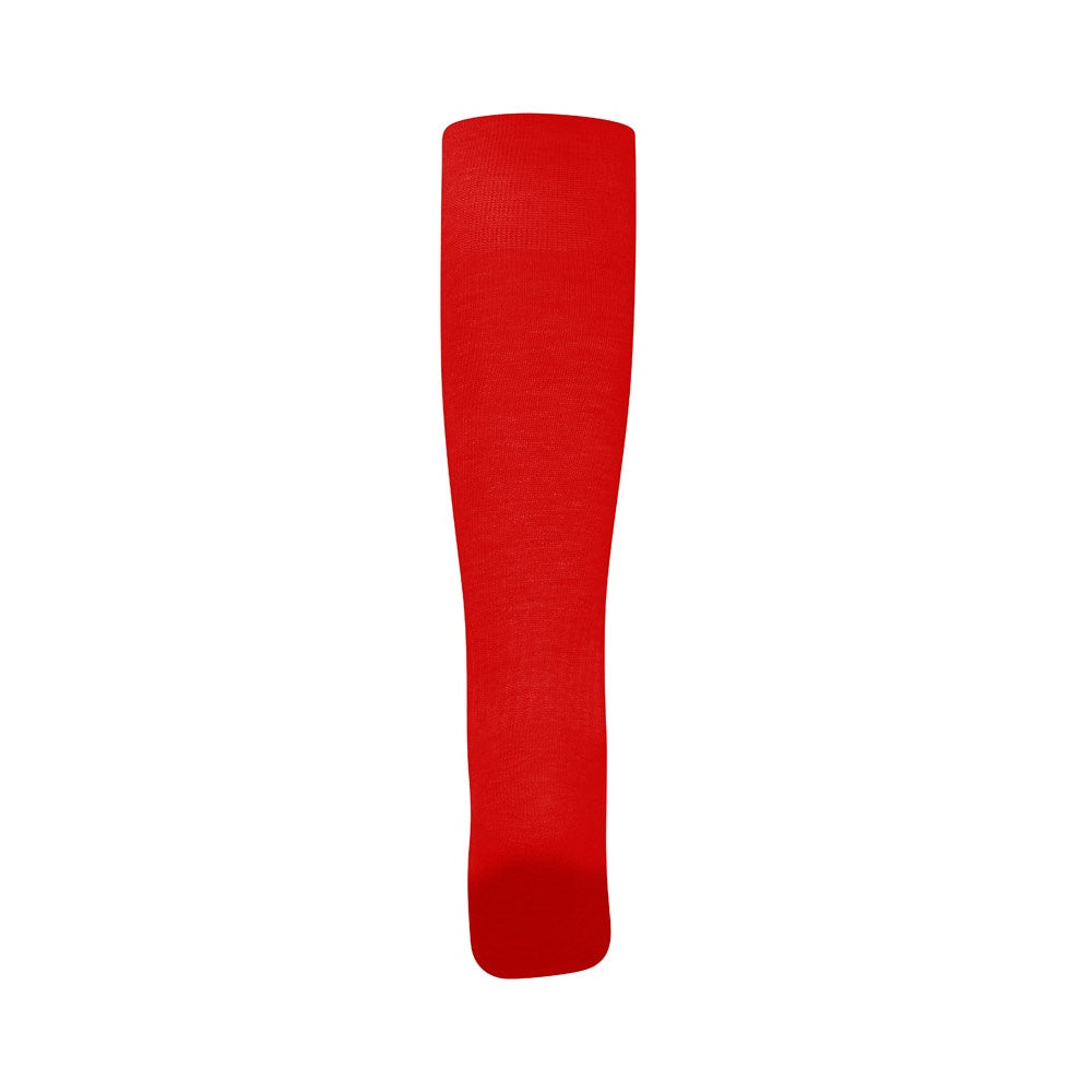 THC RUN KIDS promotional kids' garment in red (detail view) with custom logo branding