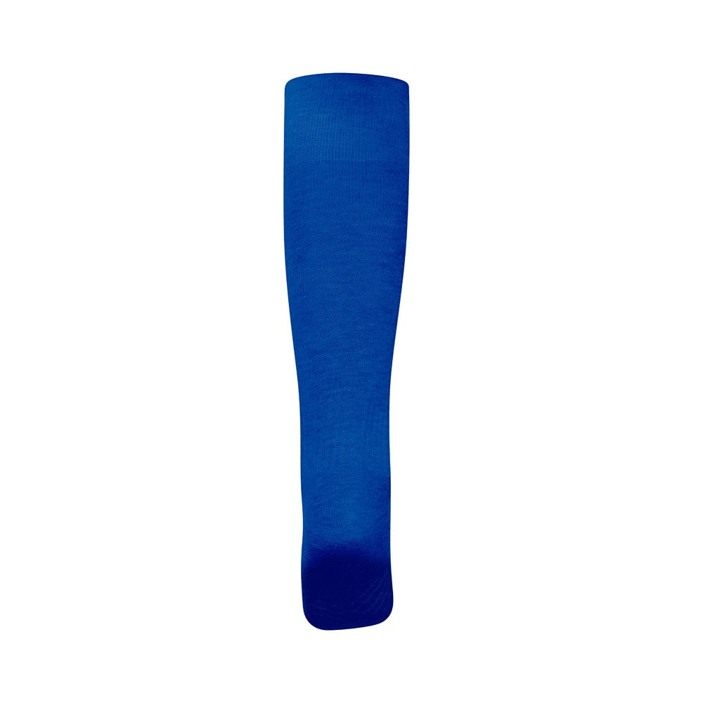 THC RUN KIDS promotional kids' garment in royal blue (detail view) with custom logo branding