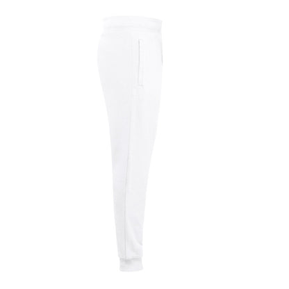 THC SPRINT WH promotional workwear garment in white (detail view) with custom logo branding