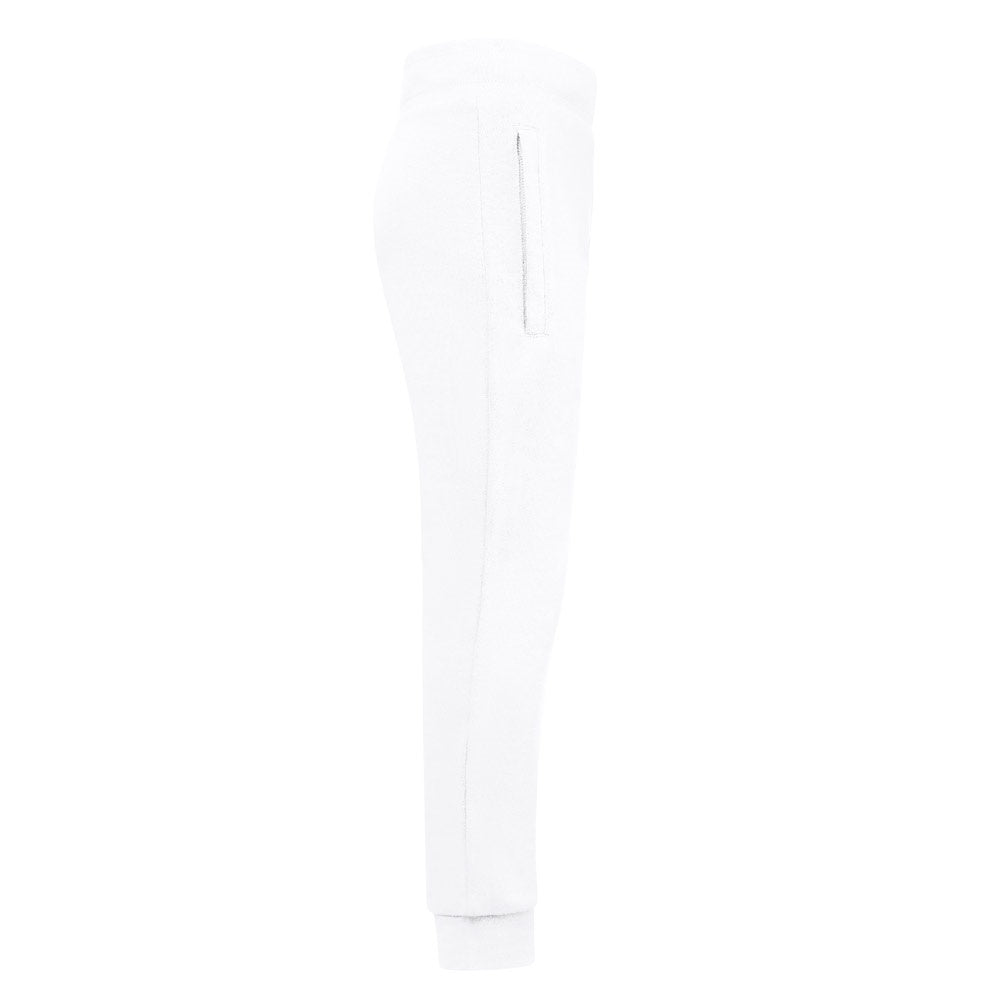 THC SPRINT KIDS WH promotional kids' garment in white (detail view) with custom logo branding