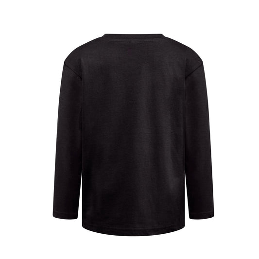 THC BUCHAREST KIDS promotional kids' garment in black (detail view) with custom logo branding