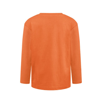 THC BUCHAREST KIDS promotional kids' garment in terracotta (detail view) with custom logo branding