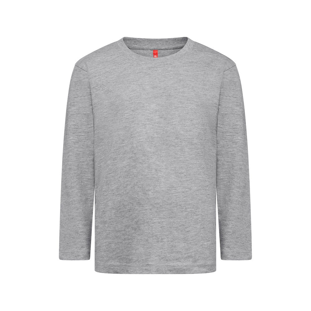 THC BUCHAREST KIDS promotional kids' garment in heather light grey with custom logo branding
