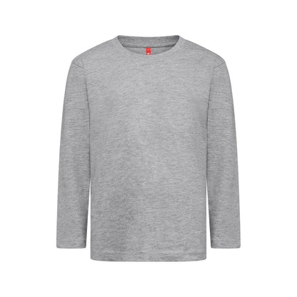 THC BUCHAREST KIDS promotional kids' garment in heather light grey with custom logo branding