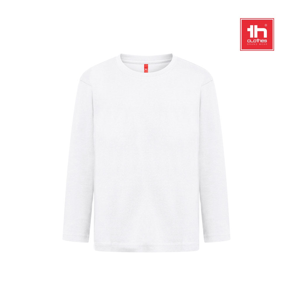 THC BUCHAREST KIDS WH promotional kids' garment (complete set view) with custom logo branding