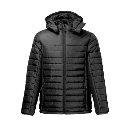 THC SHIELD promotional jacket in black with custom logo branding