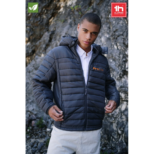 THC SHIELD promotional jacket (complete set view) with custom logo branding