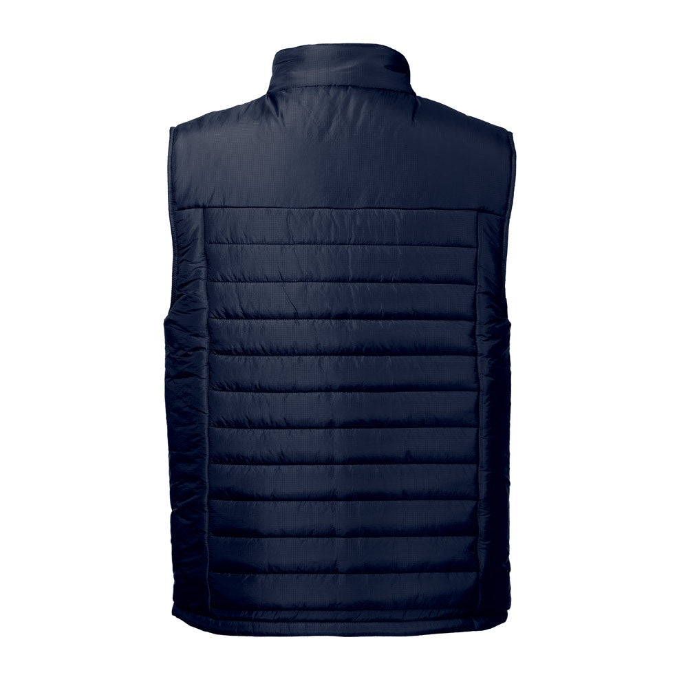 THC CLOUD promotional jacket in navy blue (detail view) with custom logo branding
