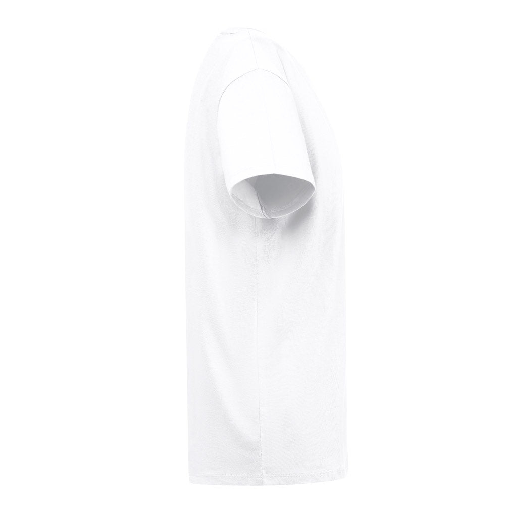THC SOFIA REGULAR WH promotional t-shirt in white (detail view) with custom logo branding