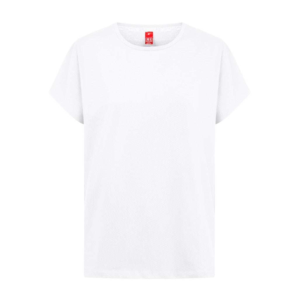 THC SOFIA REGULAR WH promotional t-shirt in white with custom logo branding