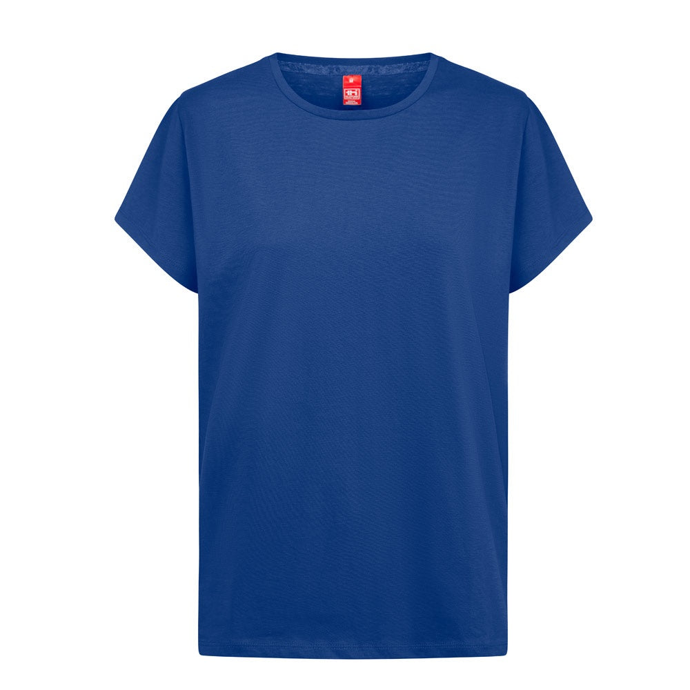THC SOFIA REGULAR promotional t-shirt in royal blue with custom logo branding