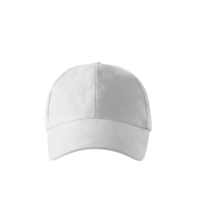 MALFINI 6P Unisex cap in white - promotional clothing printed with your company logo