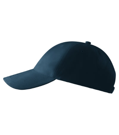MALFINI 6P Unisex cap in navy blue - promotional clothing printed with your company logo