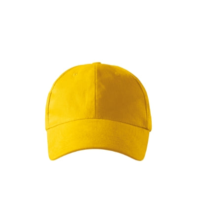 MALFINI 6P Unisex cap in yellow - promotional clothing printed with your company logo