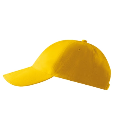MALFINI 6P Unisex cap in yellow - promotional clothing printed with your company logo