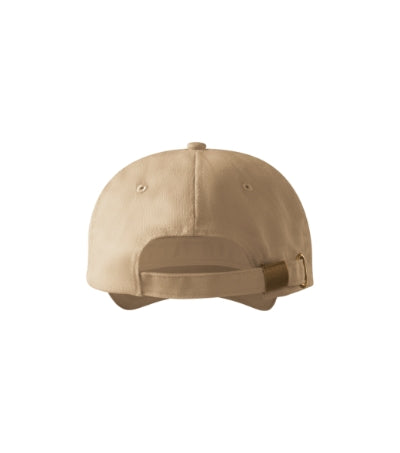 MALFINI 6P Unisex cap in sand - promotional clothing printed with your company logo